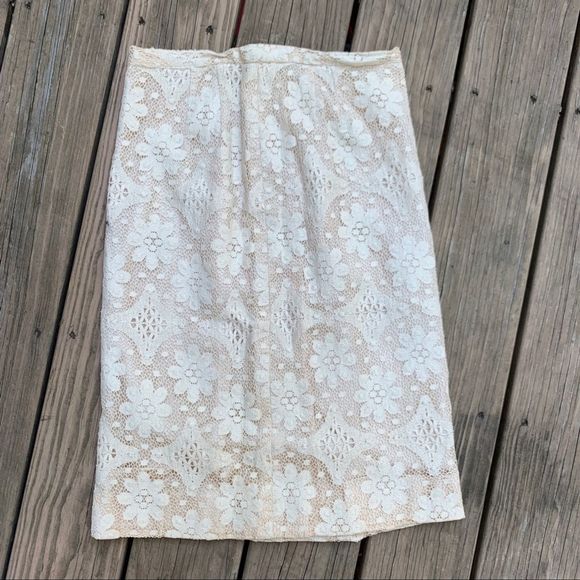 Vintage 60s Crochet Lace Mad Men Style 2 Piece - Picture 5 of 8